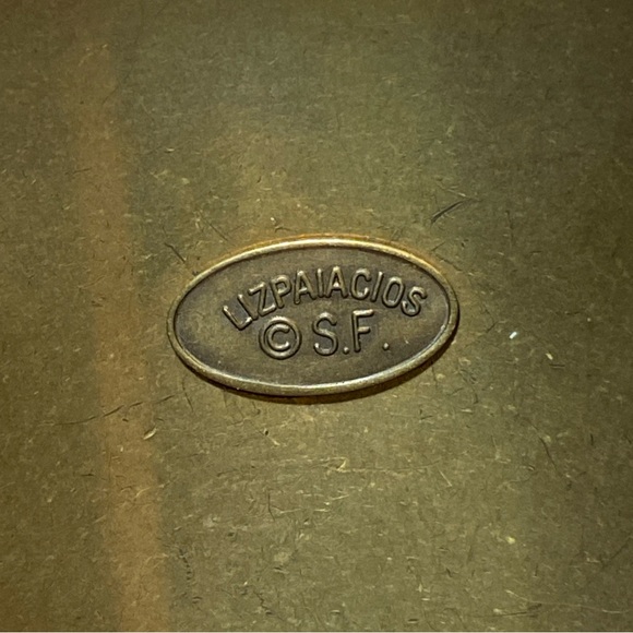 LIZ PALACIOS Enamel Crystal Embellished Brass Floral  Wide Cuff Bracelet - Picture 4 of 6